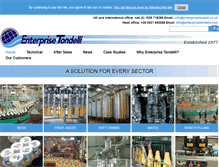 Tablet Screenshot of enterprisetondelli.com